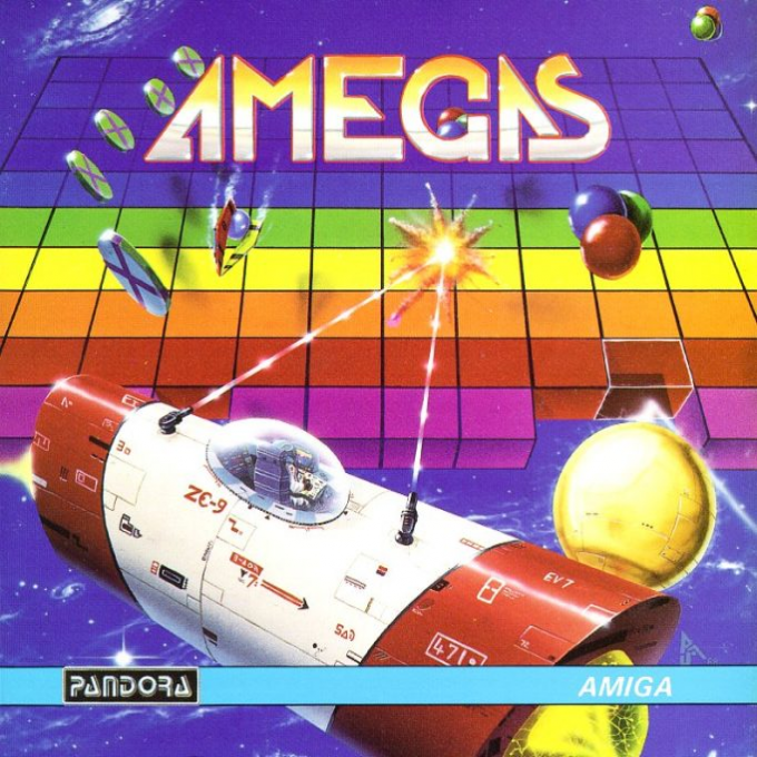 Amegas box art for Amiga